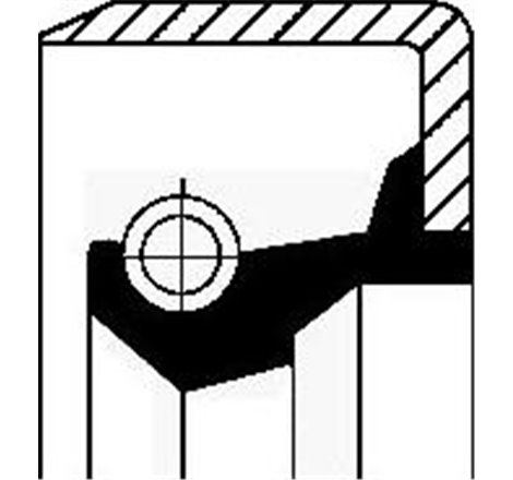 Input shaft oil seal 48x62x9 SUZUKI JIMNY. SAMURAI. SJ410. SJ413 1.0-1.3-1.5D 09.81- - Corteco-19026240B