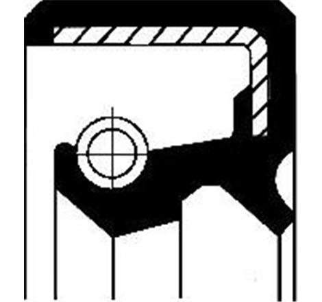 Input shaft oil seal 35x62x9.5 SUZUKI SX4 1.6 06.06- - Corteco-19034917B