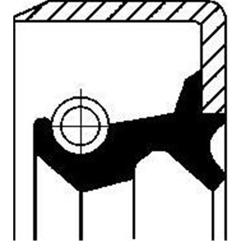 Simering, diferential - Corteco-19035158B