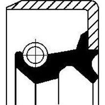 Simering, diferential - Corteco-19035158B