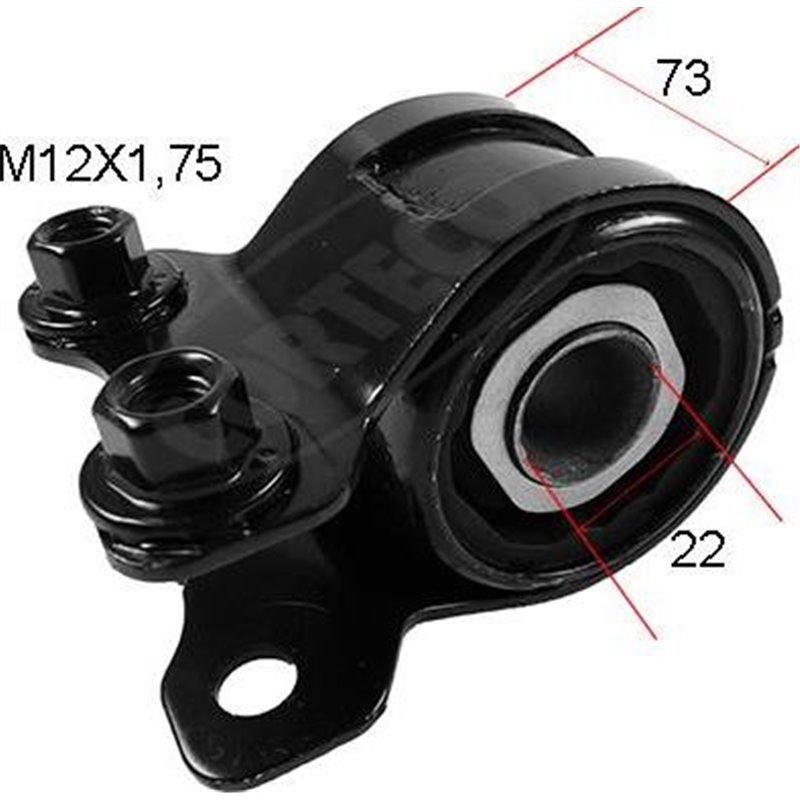 Bucsa brat fata din fata DR-ST 22x73 mm VOLVO S40 II. V50. FORD C-MAX. FOCUS C-MAX. FOCUS II. MAZDA 3 1.3-2.5 10.03- - Corteco-4