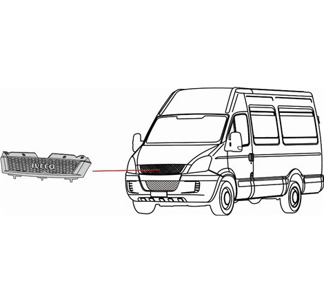 Grila radiator - Covind-d09/120