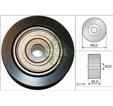 Rola intinzator CITROEN C4 AIRCROSS. MITSUBISHI ASX. ECLIPSE CROSS. LANCER VIII. OUTLANDER III 1.8-2.4 03.09- - Dayco-APV3171