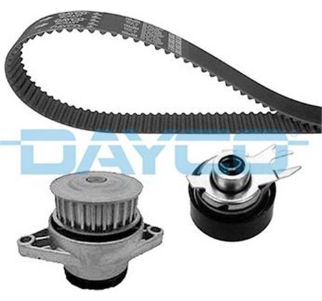 Set de distributie curea  intinzator  pompa de apa VW POLO III. POLO-HATCHBACK 1.0 10.94-12.99 - Dayco-KTBWP3550