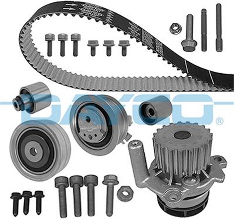 Set de distributie curea  intinzator  pompa de apa AUDI A1. A3. A4 ALLROAD B8. A4 B8. A5. A6 C7. Q3. Q5. TT. SEAT ALHAMBRA. ALTE