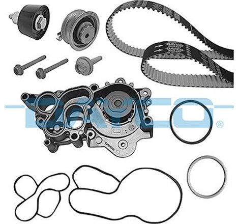 Set de distributie curea  intinzator  pompa de apa cu rulouri AUDI A1. A1 CITY CARVER. A3. A4 B9. A5. Q2. Q3. CUPRA FORMENTOR. S