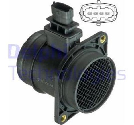 Debitmetru de aer 4 pin. modul ALFA ROMEO 145. 146. 147. 156. 166. GT. GTV. MITO. SPIDER. FIAT 500. 500 C. BRAVA. BRAVO I. BRAVO