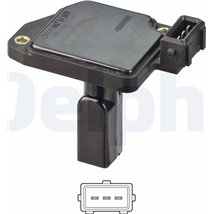 Debitmetru de aer 3 pin. cartus AUDI A4 B5. A6 C4. A6 C5. A8 D2. VW PASSAT B5 2.4-2.8 12.95-01.05 - Delphi-AF10491-12B1