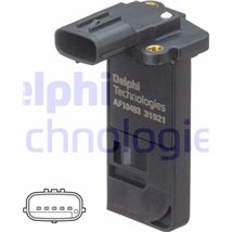 Debitmetru de aer 5 pin. cartus CHEVROLET CAPTIVA. OPEL ANTARA A. INSIGNIA B. INSIGNIA B GRAND SPORT 1.6D-2.0D-2.2D 12.10- - Del