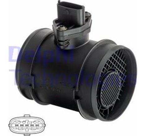 Debitmetru de aer 5 pin OPEL SIGNUM. VECTRA C. VECTRA C GTS. SAAB 9-3 2.8 03.05-02.15 - Delphi-AF10544-12B1