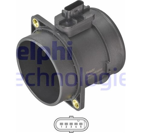 Debitmetru de aer 5 pin. modul SSANGYONG ACTYON II. ACTYON SPORTS I. ACTYON SPORTS II. KORANDO. MUSSO. REXTON. REXTON W-REXTON. 