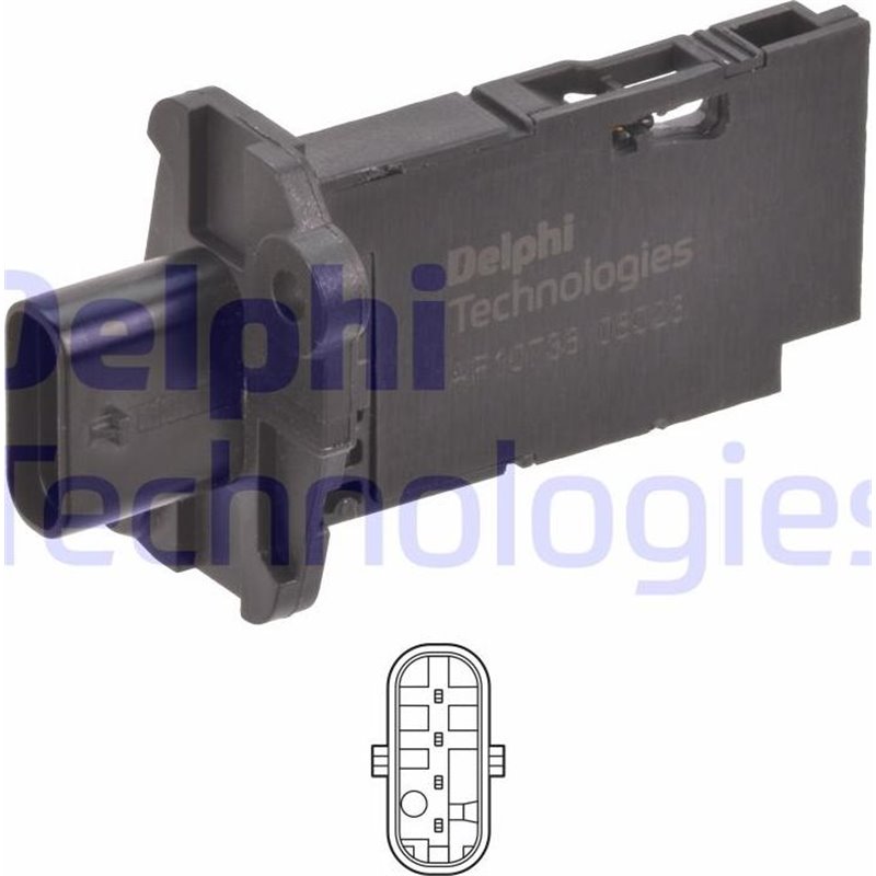 Air flowmeter 4 pin. cartridge BMW 1 F20. 1 F21. 2 F22. F87. 2 F23. 2 F45. 2 GRAN TOURER F46. 2 GRAN TOURER VAN F46. 3 F30. F80.