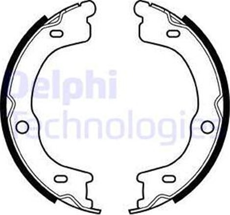 Sabot frana KIA SORENTO I 2.5D-3.3 08.02-12.11 - Delphi-LS2048