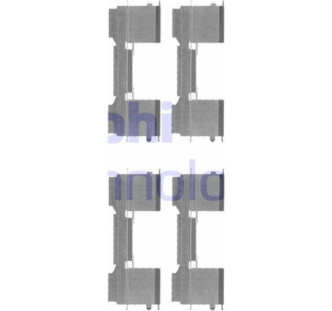 Kit montare placute frana Fata-Spate IVECO DAILY IV. DAILY VI. CITROEN JUMPER II. FIAT DUCATO. FORD TRANSIT V363. PEUGEOT BOXER 