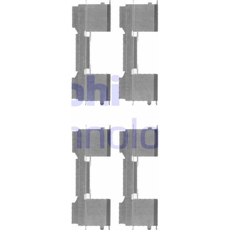 Kit montare placute frana Fata-Spate IVECO DAILY IV. DAILY VI. CITROEN JUMPER II. FIAT DUCATO. FORD TRANSIT V363. PEUGEOT BOXER 