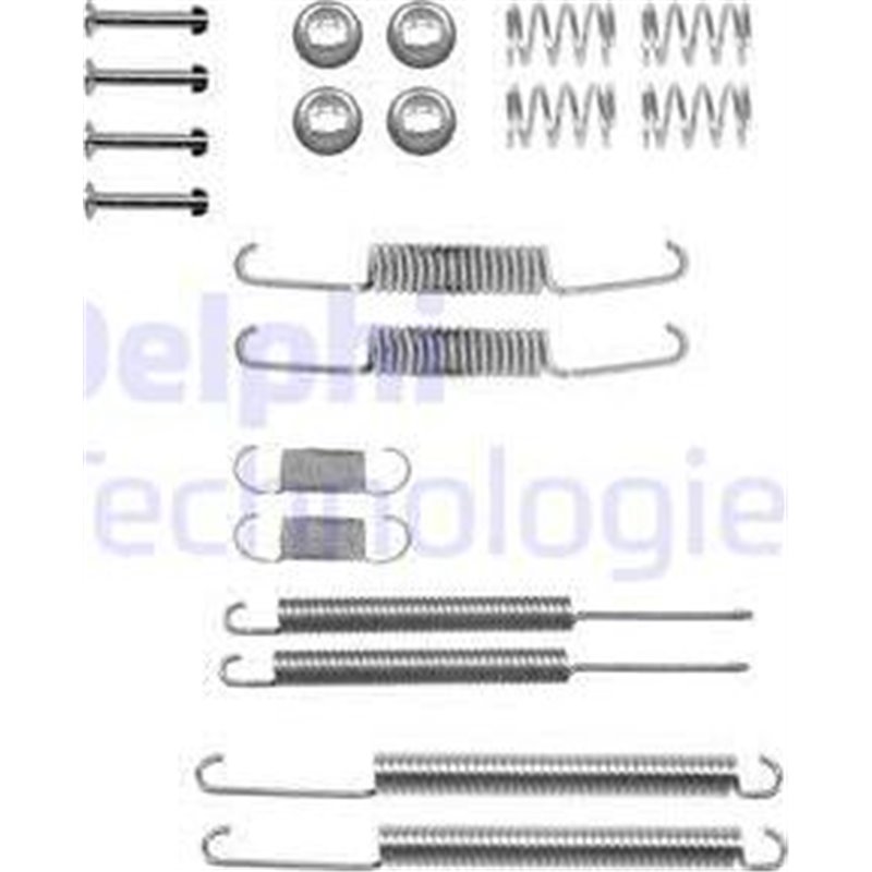 Set saboti frana AUDI 100 C2. 100 C3. 100 C4. 80 B3. 90 B3. VW CADDY I. PASSAT B3-B4 1.5-2.5D 03.77-08.96 - Delphi-LY1098