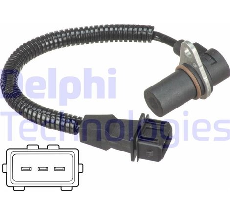 Senzor pozitie ax cu came HYUNDAI TERRACAN. KIA BONGO. CARNIVAL I. CARNIVAL II. CARNIVAL III. K2900 2.5-2.9D 08.99- - Delphi-SS1