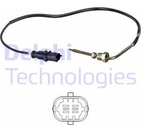 Senzor temperatura evacuare dupa DPF FIAT DOBLO. DOBLO CARGO. OPEL COMBO TOUR. COMBO-MINIVAN 1.6D-2.0D 01.10- - Delphi-TS30113