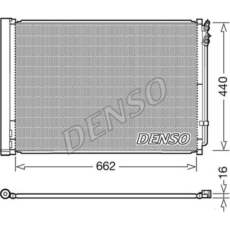Condensator AC BMW 5 F10. 5 F11. 5 GRAN TURISMO F07. 6 F12. 6 F13. 6 GRAN COUPE F06. 7 F01. F02. F03. F04 2.0D-4.4H 02.08-10.18 