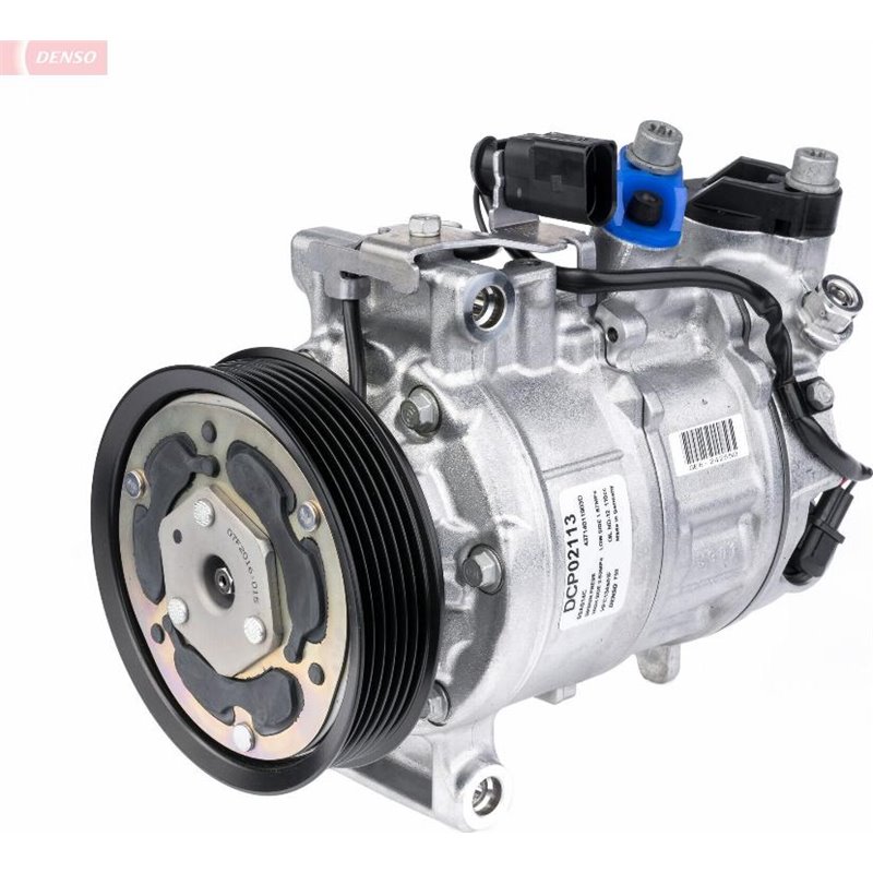 Compresor AC AUDI A4 ALLROAD B9. A4 B9. A5. A6 ALLROAD C7. A6 C7. A7. Q7. Q8. VW TOUAREG 2.0-3.0D-3.0DH 10.10- - Denso-DCP02113