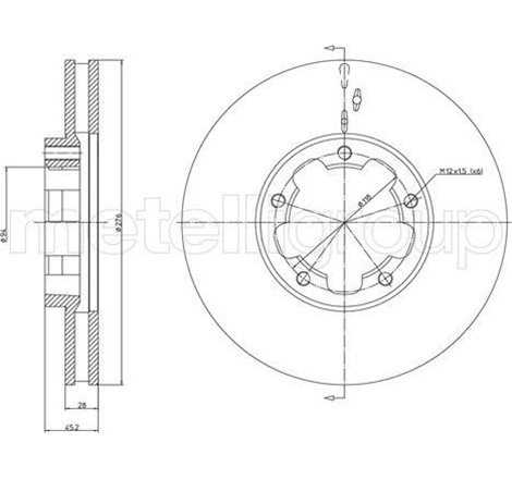 Disc frana - DT Spare Parts-6.61027