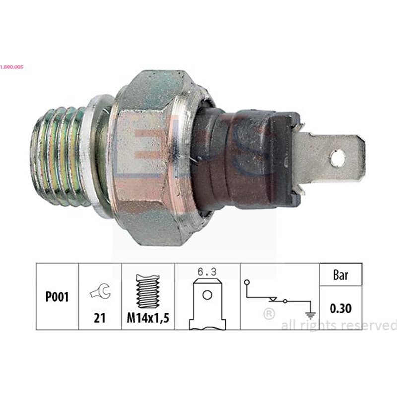 Senzor,presiune ulei - EPS-1-800-005