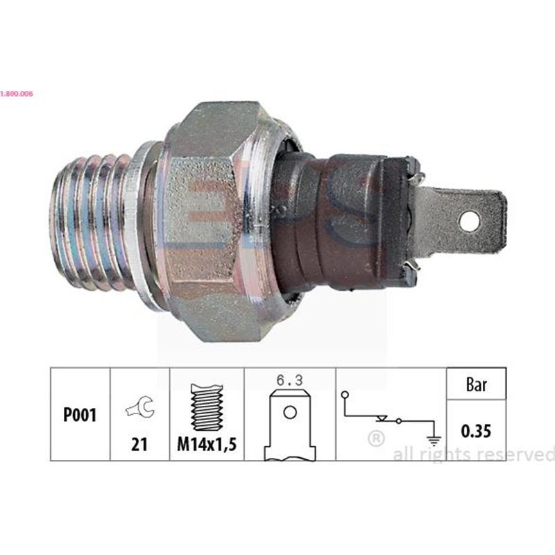 Senzor,presiune ulei - EPS-1-800-006