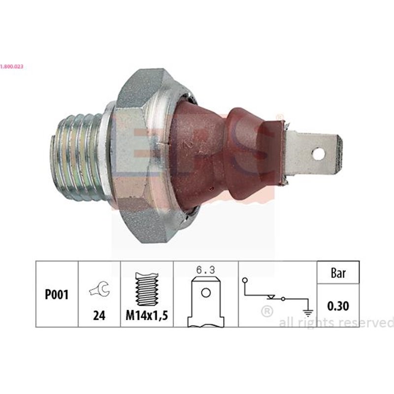 Senzor,presiune ulei - EPS-1-800-023