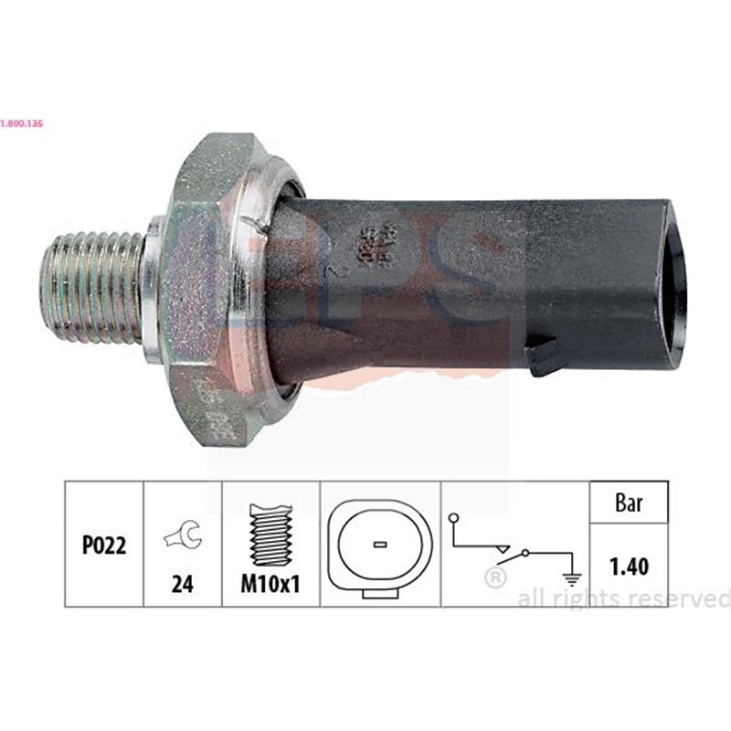 Senzor,presiune ulei - EPS-1-800-135