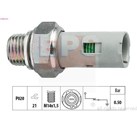 Senzor,presiune ulei - EPS-1-800-151