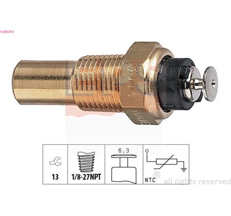 Senzor,temperatura lichid de racire - EPS-1-830-014