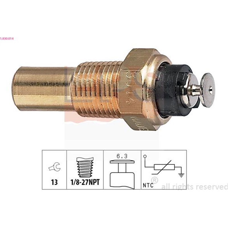 Senzor,temperatura lichid de racire - EPS-1-830-014