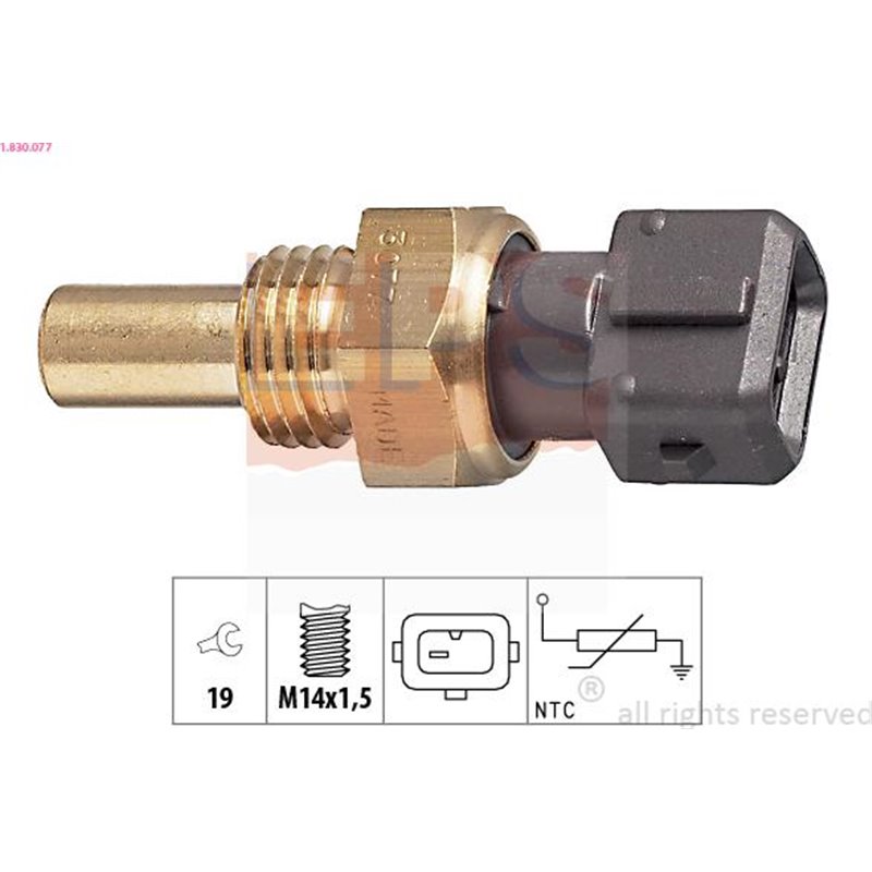 Senzor,temperatura lichid de racire - EPS-1-830-077