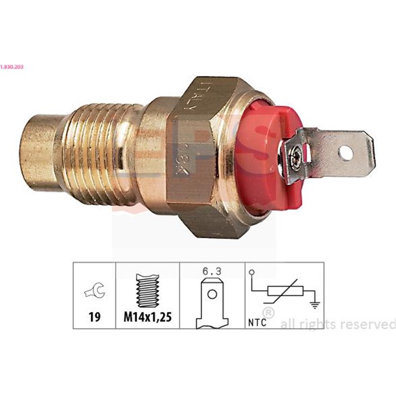 Senzor,temperatura lichid de racire - EPS-1-830-203