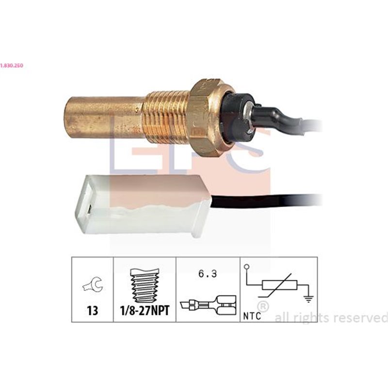 Senzor,temperatura ulei - EPS-1-830-250