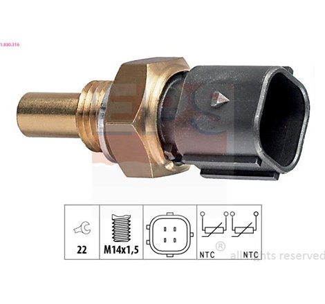 Senzor,temperatura lichid de racire - EPS-1-830-316