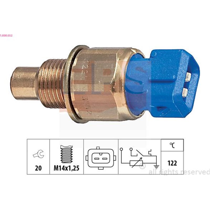 Senzor,temperatura lichid de racire - EPS-1-830-552