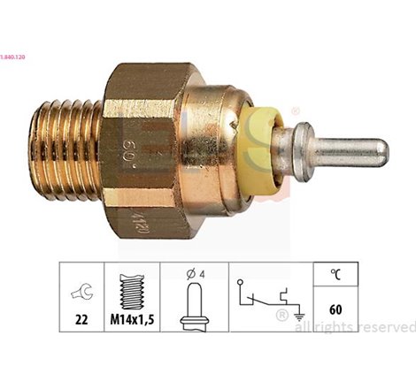 Senzor,temperatura lichid de racire - EPS-1-840-120