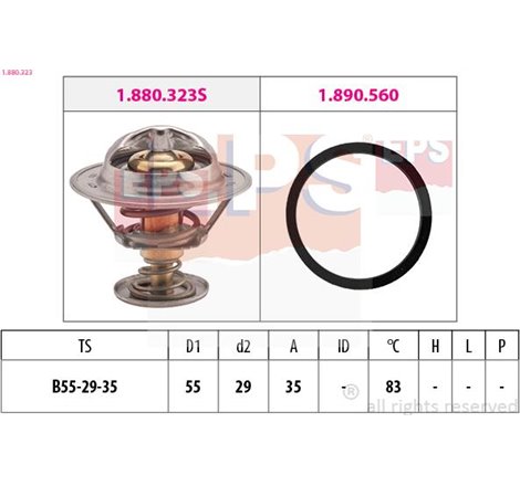 Termostat,lichid racire - EPS-1-880-323