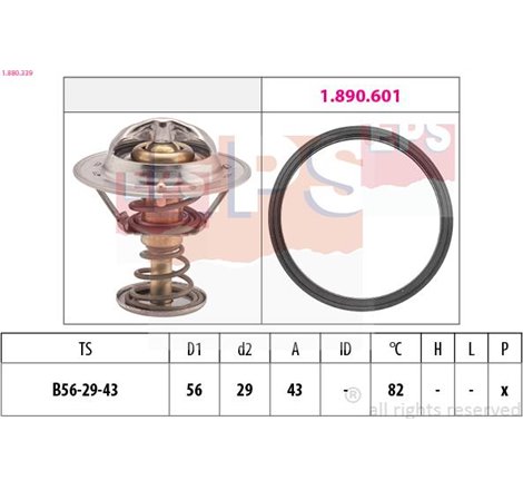 Termostat,lichid racire - EPS-1-880-339