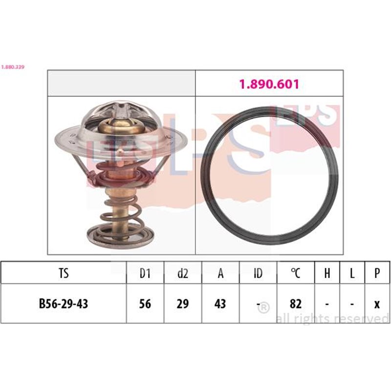 Termostat,lichid racire - EPS-1-880-339