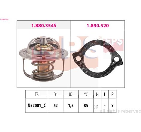 Termostat,lichid racire - EPS-1-880-354