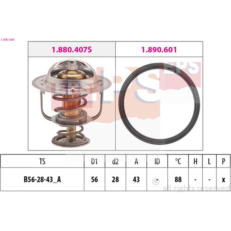 Termostat,lichid racire - EPS-1-880-408