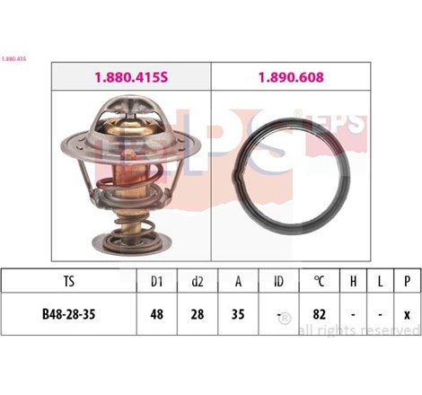 Termostat,lichid racire - EPS-1-880-415