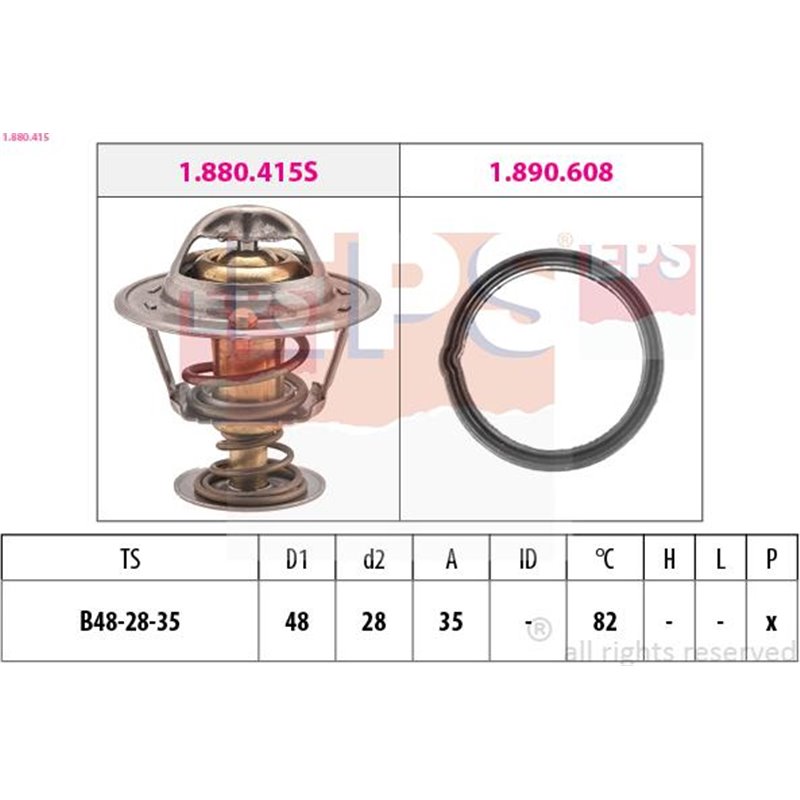 Termostat,lichid racire - EPS-1-880-415