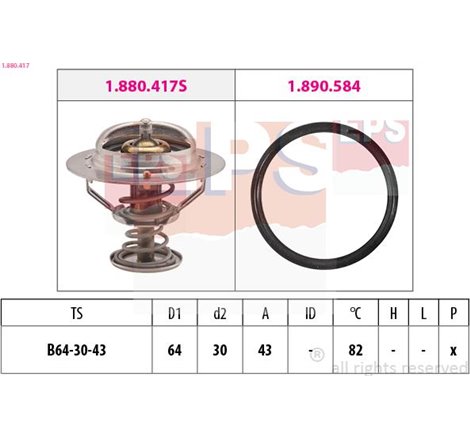 Termostat,lichid racire - EPS-1-880-417
