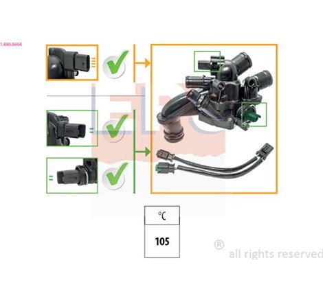 Termostat,lichid racire - EPS-1-880-866K