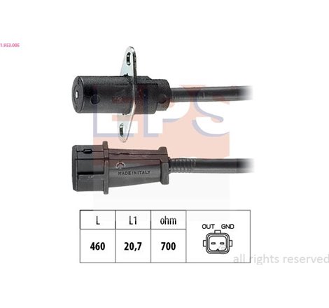 Senzor impulsuri, arbore cotit - EPS-1-953-005