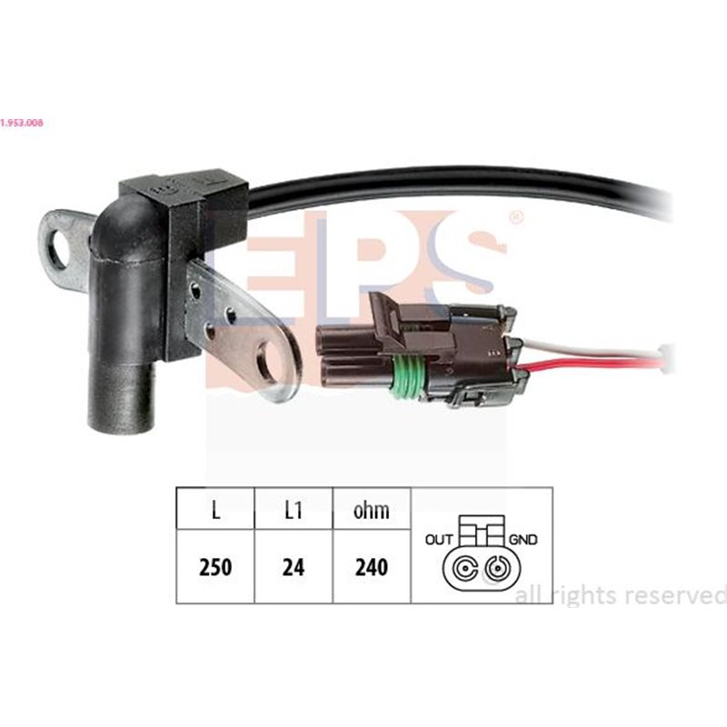 Senzor impulsuri, arbore cotit - EPS-1-953-008