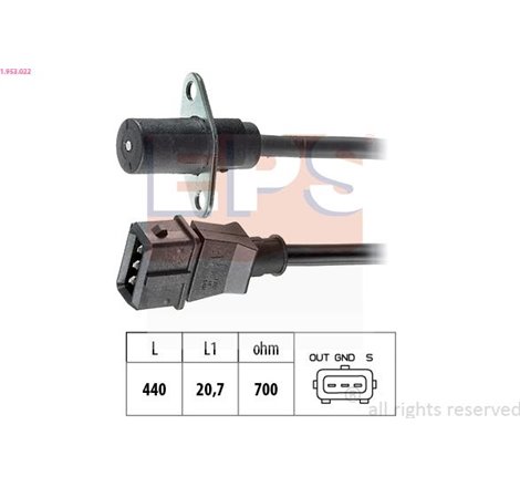 Senzor impulsuri, arbore cotit - EPS-1-953-022